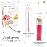 ScrapCooking, Set van 3 kleurstoffen voor levensmiddelen, Goud, Rose-Goud en Ruby, metallic tinten, 3 x 5 gram Naty Shop