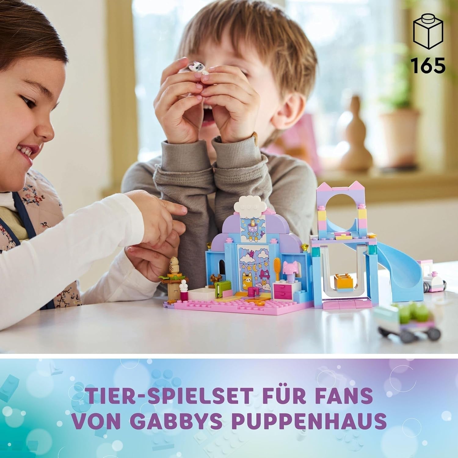 LEGO 4+ Gabby's poppenhuis Gabby's kleine katoren Fantasiespel dierenset Kinderspeelgoed met glijbaan en figuren Cadeau voor meisjes en jongens Creatief speelspeelgoed 10796 Bouwsets Beuche bij LEGO-Store