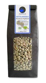 Bio Rohkaffee - Grüner Hochland Kaffee Honduras Highland (grüne Kaffeebohnen 500g) - GMP gezertifiziert