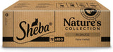 SHEBA Nature's Collection in jus - Nat kattenvoer van hoge kwaliteit, fijne variëteit (MSC) in geportioneerde zakjes - 72 x 85 g