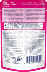 Vitakraft Poésie Délice, nat kattenvoer, kattenvoer in saus, met kalkoen, grootverpakking, zonder toegevoegde suiker of granen (23 x 85 g)