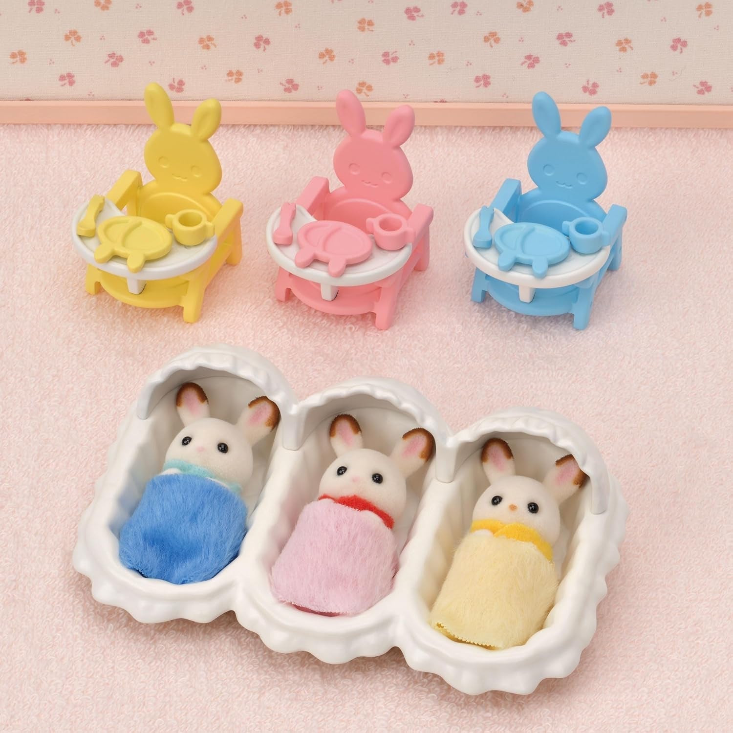 Sylvanian Families L5532 Triplets Starterkit - Poppenhuisspeelset Naty Shop Dolls