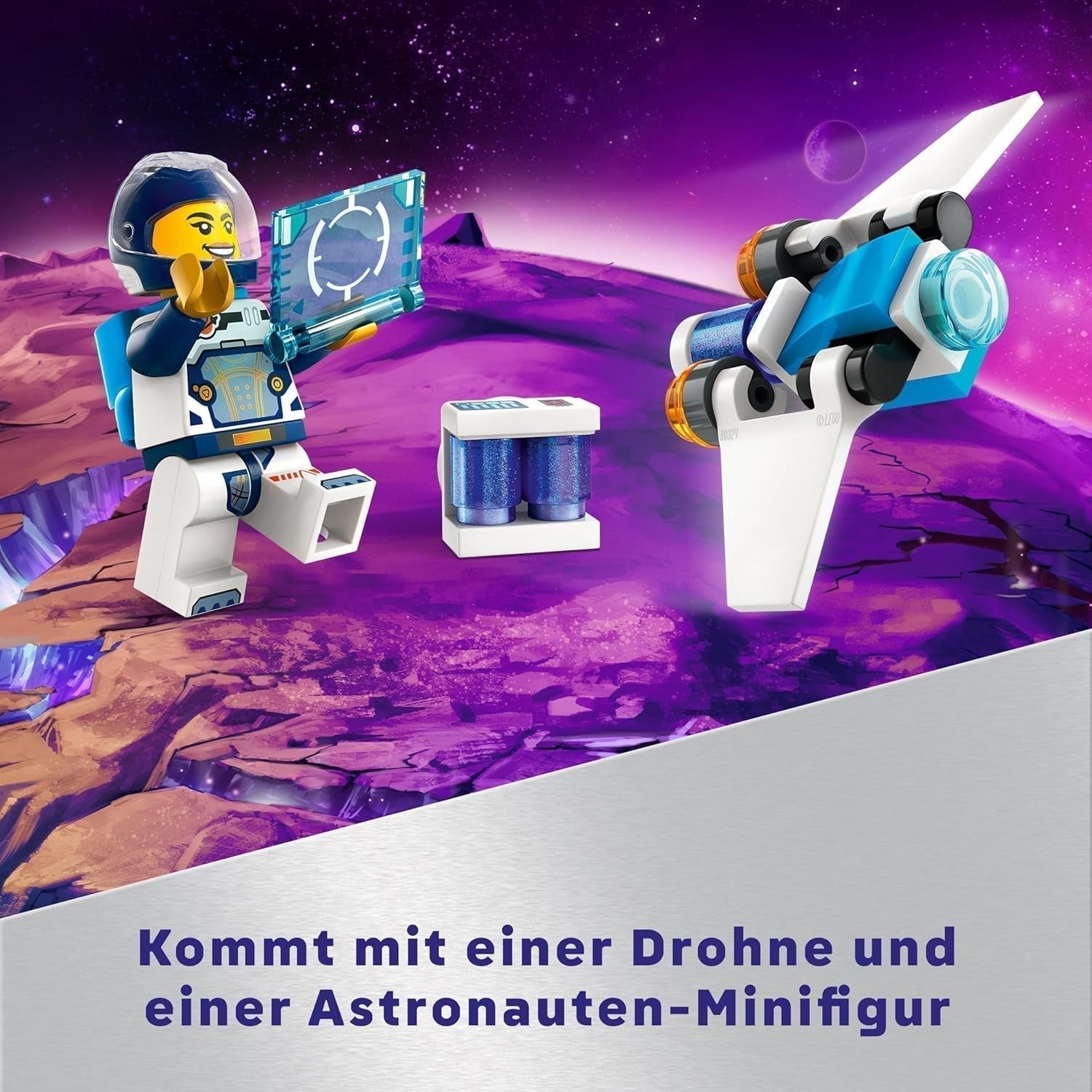 LEGO City Ruimteschip, space shuttle ruimtespeelgoed voor kinderen om te bouwen, jongens en meisjes vanaf 6 jaar, set met astronaut figuur 60430 Bouwsets Besuche den LEGO-Store