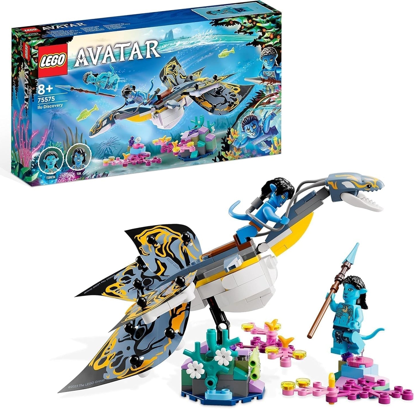 LEGO Avatar The Discovery of Ilu Water Path Bouwspeelgoed met onderwaterfiguur Pandora-collectieset voor kinderen en filmfans vanaf 8 jaar 75575 Bouwsets Bekijk de LEGO-Store standaardtitel