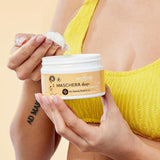 Maternatura, nazorgmasker met passievrucht, hydrateert en geeft het haar elasticiteit na blootstelling aan de zon, biologische schoonheidsroutine voor strandhaar, gecertificeerd biologisch, Made in Italy - 200 ml Naty Shop haarmasker