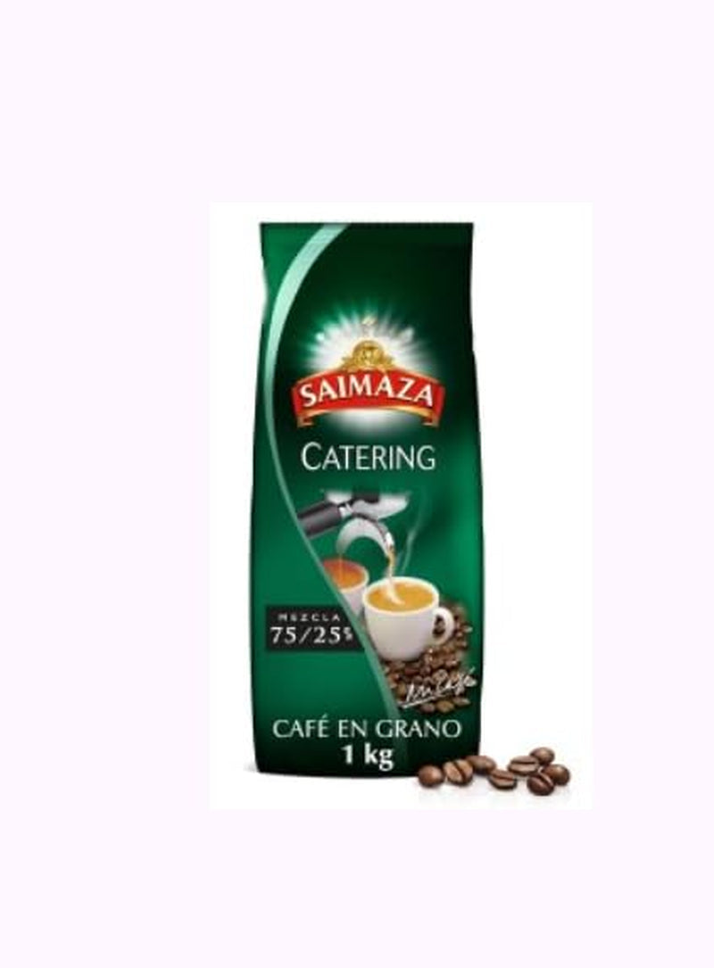 Koffiebonen voor horeca, premium mix koffiebonen 75/25, 1 kg verpakking, voor horeca en grootverbruikers. PAKKET VAN 2