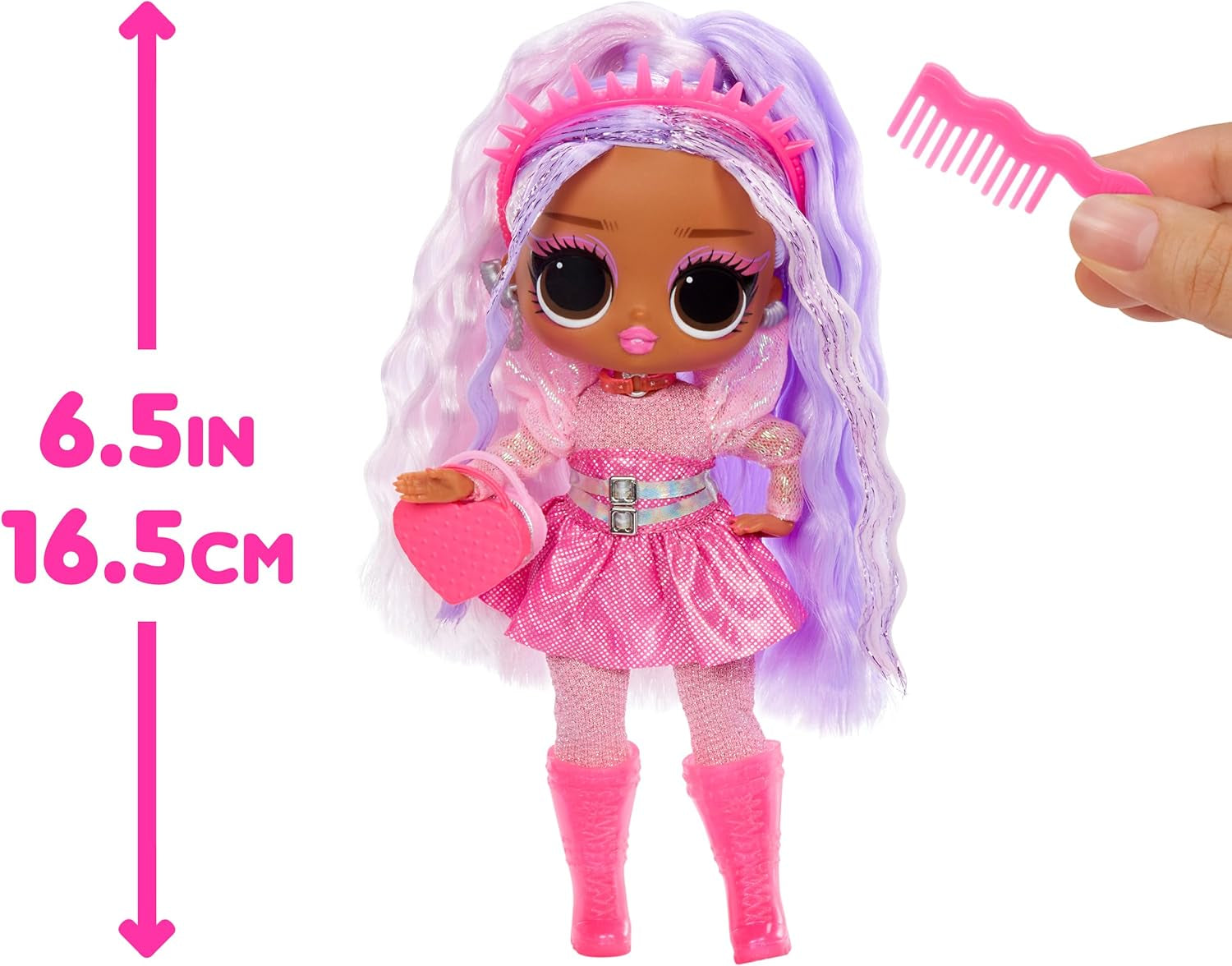 L.O.L. Verrassing! Tweens Neon Pop Stars - Kitty K - 1 modepop met verrassingen van achtergrondverlichting en 10+ Pop Star-outfits en accessoires, inclusief retro microbandjes, cadeau voor kinderen 4+ Naty Shop-poppen