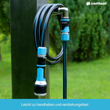 CELLFAST tuinslang 6-laags waterslang dubbel gevlochten stof irrigatieslang UV-bestendig anti-algen flexibele slang 32 bar 1 inch 25 meter hobby