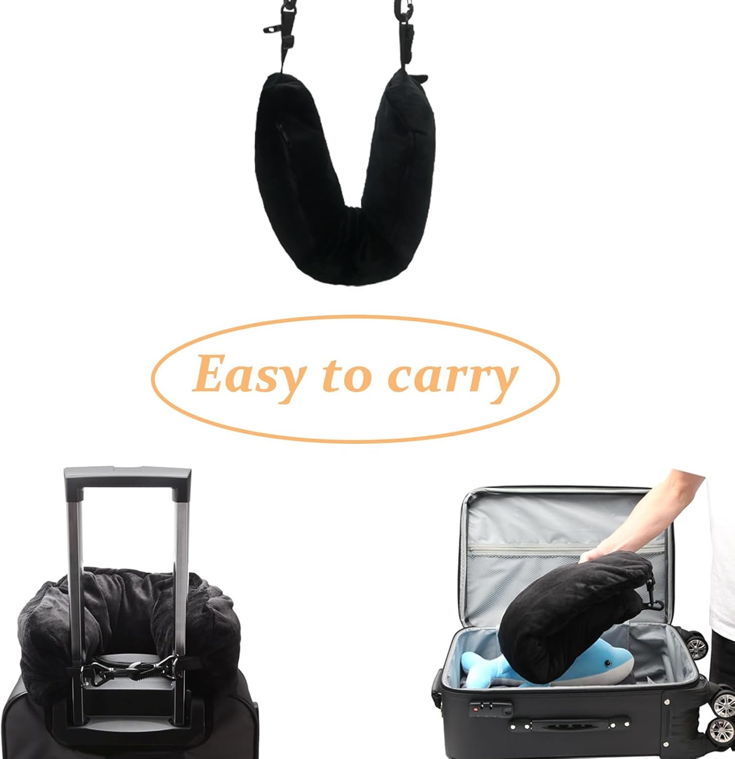 Bivpreom gevuld reisnekkussen, gevuld reiskussen, reisnekkussen, gevuld met kleding, kan worden omgezet in extra bagage zonder overtollige bagage Reiskussens Naty Shop