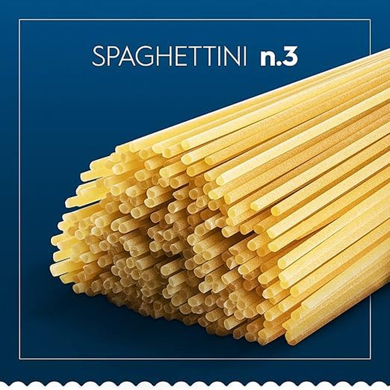 Pasta Barilla Klassieke Spaghettini nr. 3 hoogwaardige durumtarwe, altijd beetgaar (1 x 500 g)