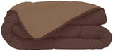Calgary Dekbedovertrek Polyester Chocolade/Mocca, Polyester, Chocolade/Mokka, 240X220X1 Cm Dekbedden en dekbedden Naty Shop 260X240X1 cm