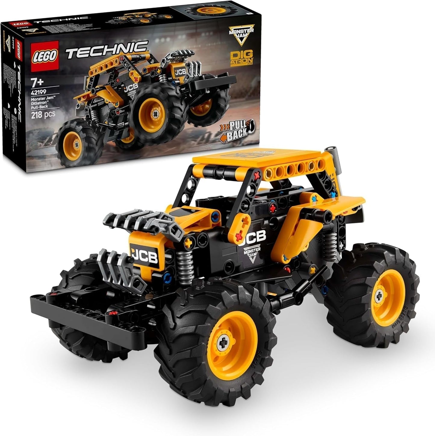 LEGO Technic Monster Jam Digatron, Monster Truck speelset voor kinderen, bouwspeelgoed voor kinderen, jongens en meisjes vanaf 7 jaar, cadeau-ideeën voor Monster Trucks en motorsportfans 42199 Bouwsets Bekijk de LEGO-Store standaardtitel