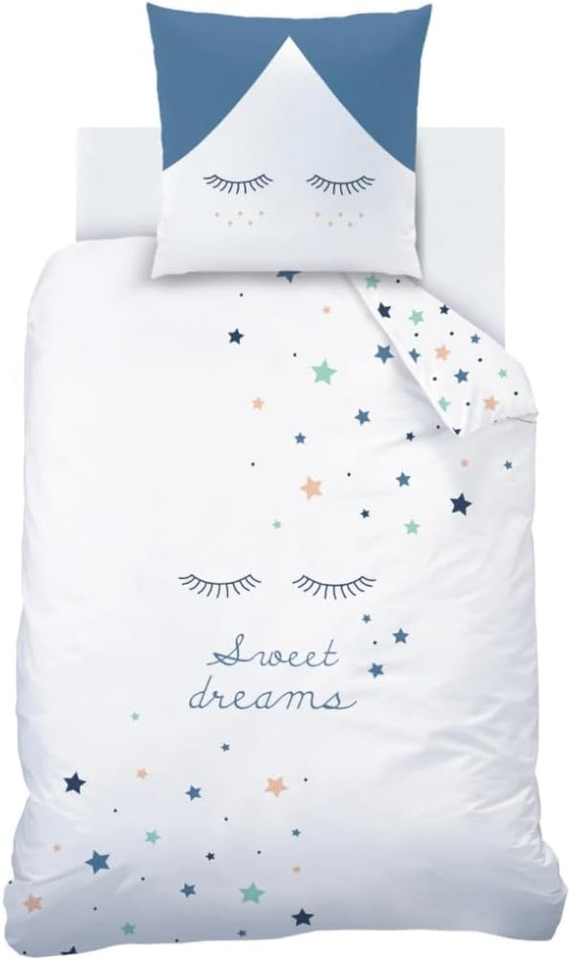 Beddengoedset voor kinderen, omkeerbaar, Sterren Beddengoed - kinderen Naty Shop Standaardtitel