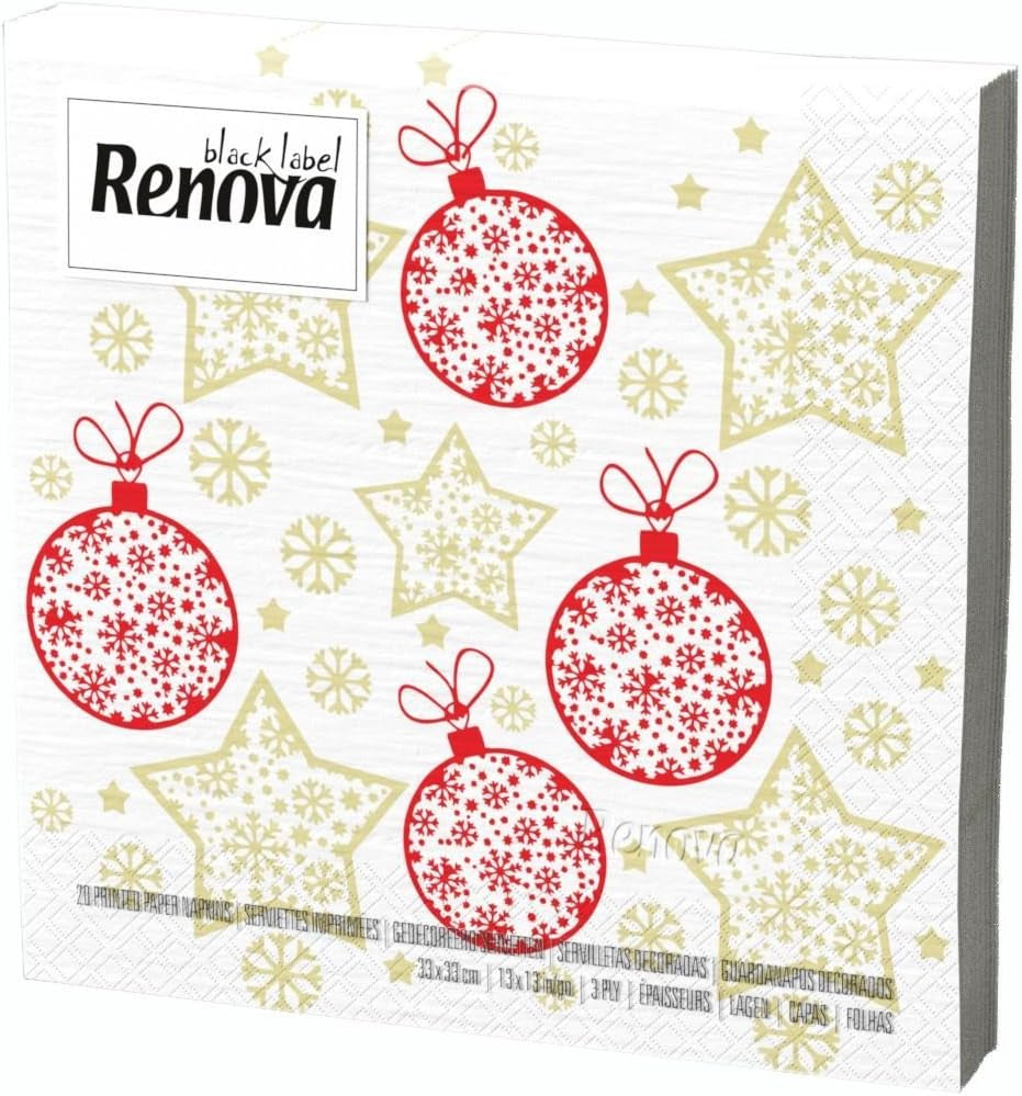 Renova Kerstservetten - 20 papieren servetten