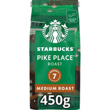 STARBUCKS Pike Place Roast, Mittlere Röstung, Ganze Kaffeebohnen 450g (4er-pakket)
