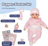 BABY Born Annabell 43 cm - Zachte pop met 7 elektronische functies en geluid - Geschikt voor kinderen vanaf 3 jaar - Pop inclusief accessoires - Werkt op batterijen