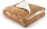 Emma Barclay verzwaarde Sherpa-deken, 127 x 152 cm, zachtroze Emma Barclay taupe bedden en dekens 50X60" (127X152cm)