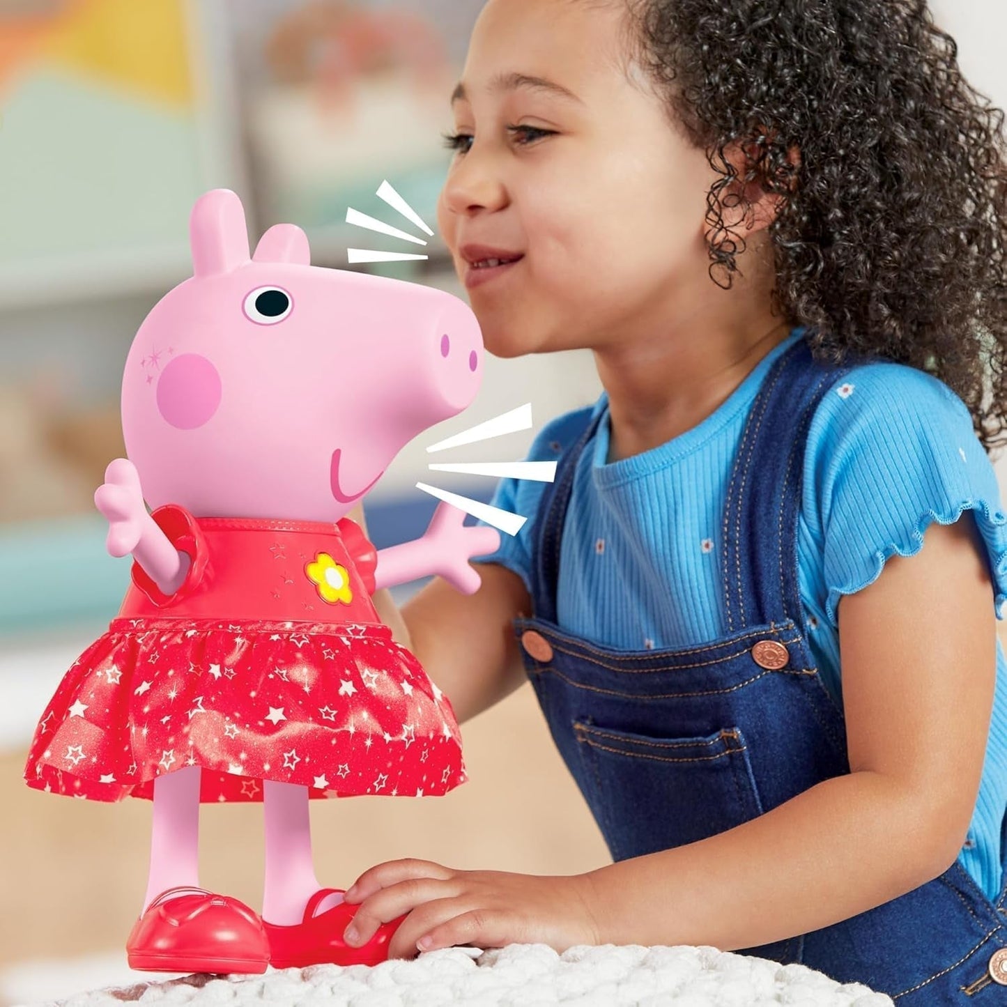 Peppa Pig Peppa'S Mud Puddle Party Doll - Duitse versie, roze of roze Naty Shop-poppen