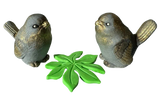 Set van 3 eetbare suikerdecoraties, Exotische vogels Suikerpastadecoraties Nati Shop