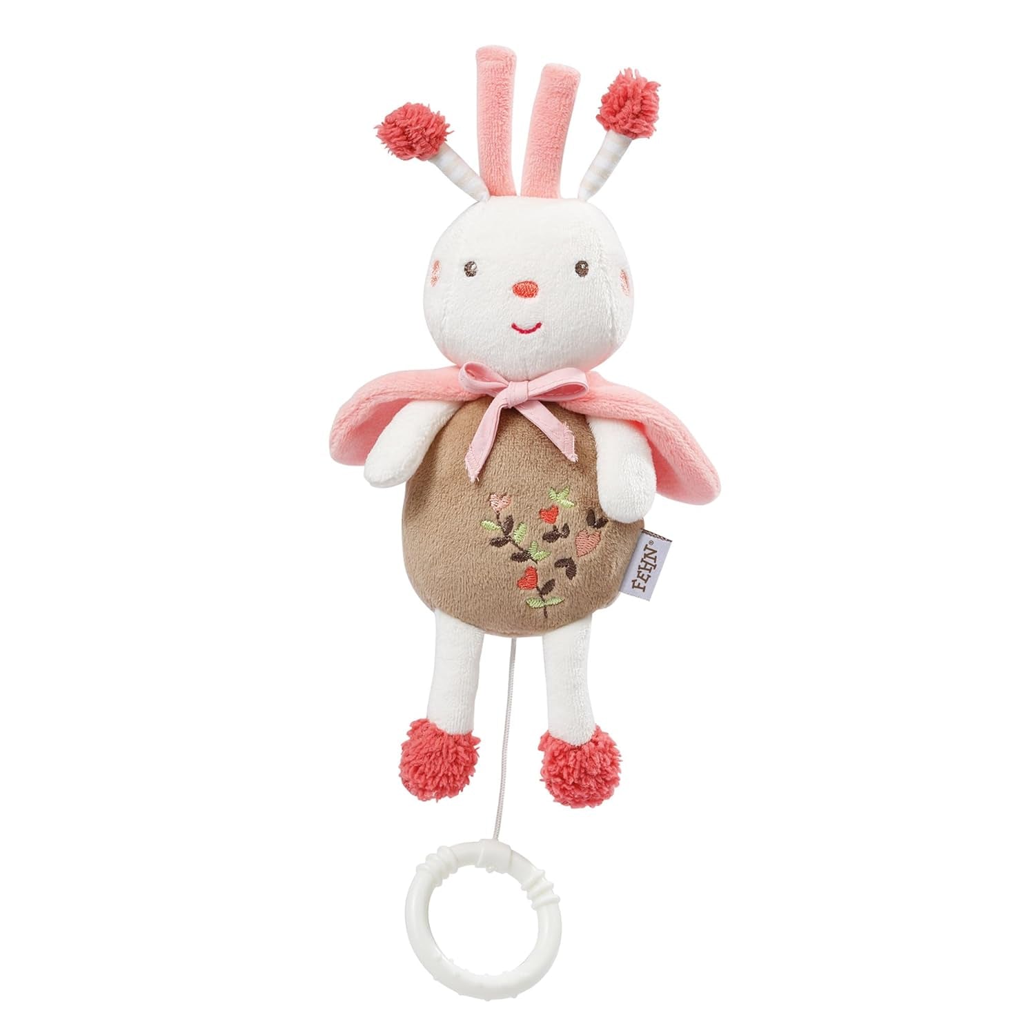 Fehn muziekdoos baby slaaphulp schapen - jucărie de pluș cu atașament - melodie van de ajutor voor "Brahms lullaby" - jucărie om kopieën te maken van de plasare en acasă - jucării muziek voor bedels en kopieën Jucarii Bebe Naty Shop Albină