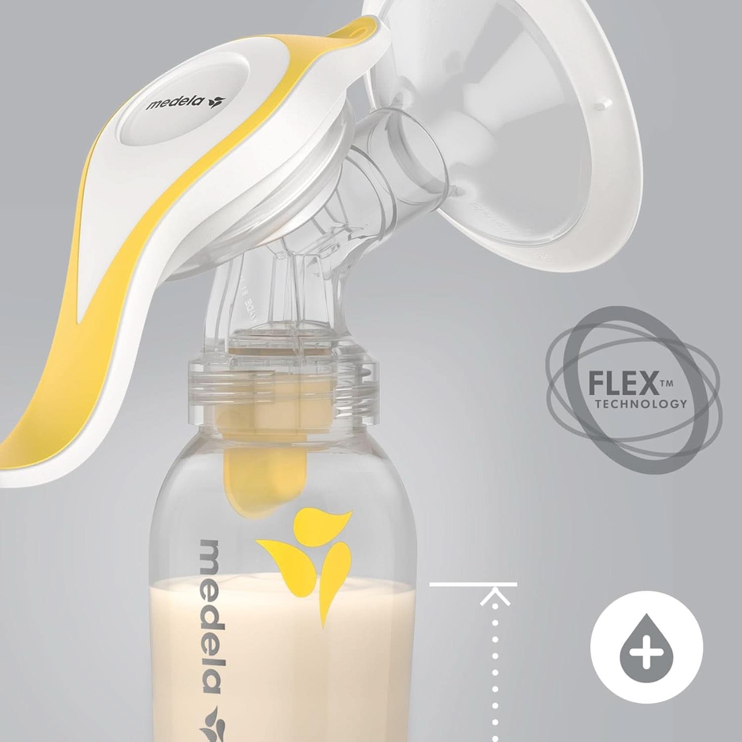 Medela Harmony handkolf - Compact Zwitsers ontwerp met Personalfit Flex-schilden en Medela 2-Phase Expression-technologie Accessoires Voeding en borstvoeding Bebe Naty Shop