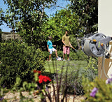 HOZELOCK - 2 in 1 slanghaspel (steunlijn niet inbegrepen) 60 m: Vrijstaand of aan de muur gemonteerd, gemakkelijk te dragen maar stevig en duurzaam. Flexibel gebruik in de tuin [2475R0000]
