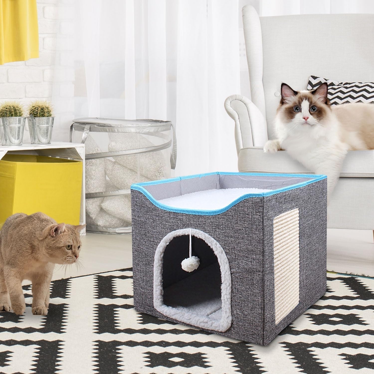 Dekens en meubels, Huisdieren, Grotten & Huizen, Katten, Kattenbedden, Katten - bedden, matrassen