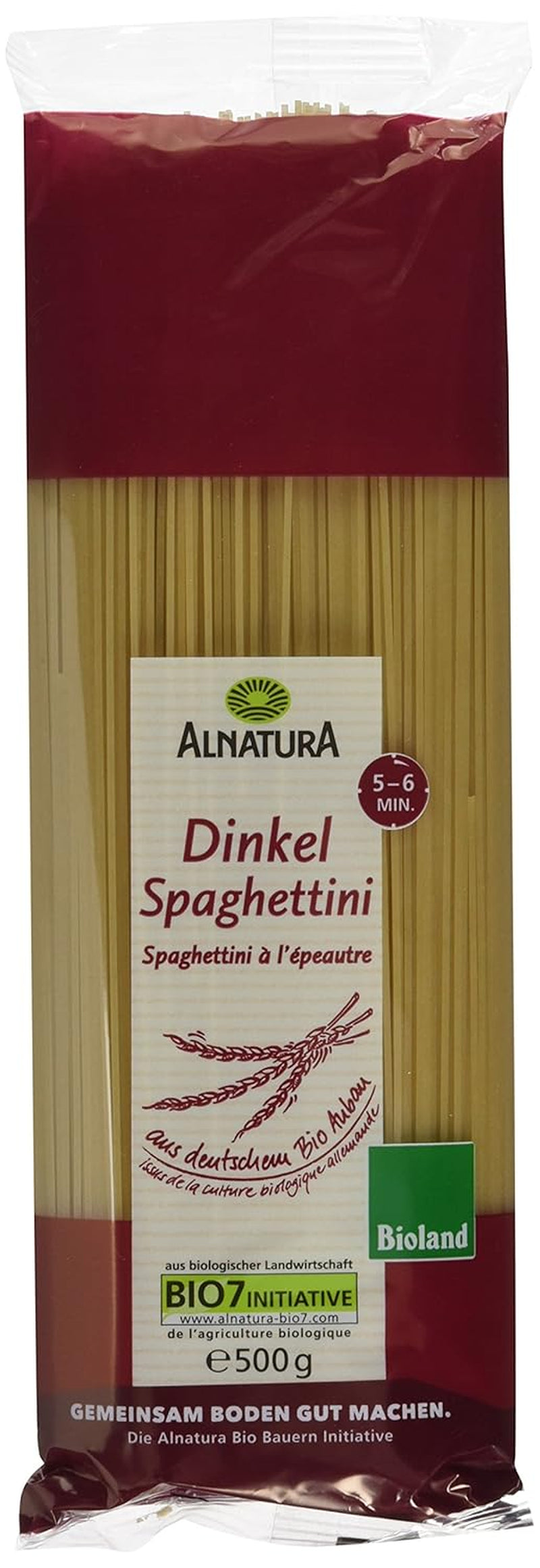 Biologische speltspaghetti, 500g
