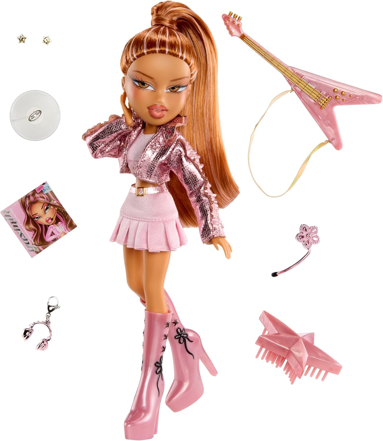 BRATZ Pop Starz Yasmin – Modepop met verzamelbare charme, outfit en muzikale accessoires