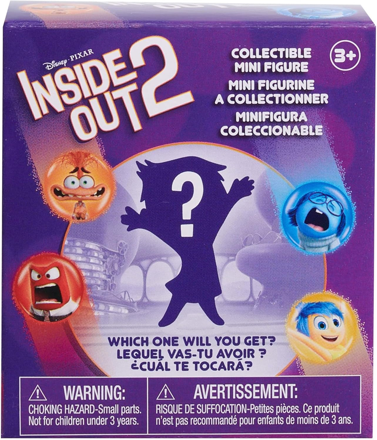 Speel gewoon Disney en Pixar Inside Out 2 minifiguren verzamelfiguren 2,5 cm tot 6,4 cm hoog speelgoed voor kinderen vanaf 3 jaar actiefiguren Naty Shop
