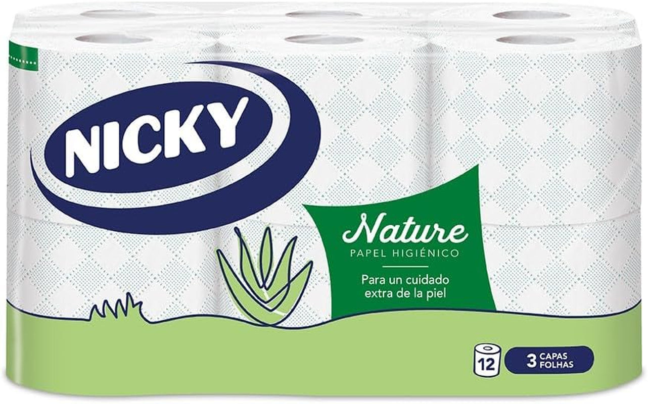 Nature toiletpapier, 12 rollen, 3 lagen