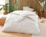 Badenia Trendline Eco Quilt Camel Lichtgewicht 155 X 220 Cm, wit, Oeko-Tex gecertificeerd, geproduceerd volgens de Duitse kwaliteitsnorm Dekbedden en dekbedden Naty Shop 155 X 220 Lichtgewicht zomerdeken