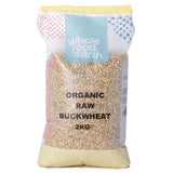 Wholefood Earth Biologisch Boekweit - 3kg - Niet-GMO - Veganistisch - Vezelrijk - Gecertificeerd biologisch