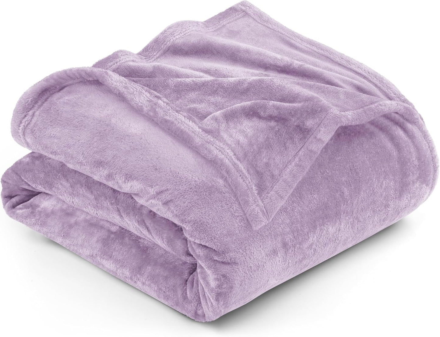 Utopia Bedding Gezellige fleecedeken [228x228 cm, grijs] Zachte, lichte, warme en pluizige deken Comfortabele en ademende deken voor slaapbank, bankbedden en dekens Besuche den Utopia Bedding-Store Lila 228x167 cm