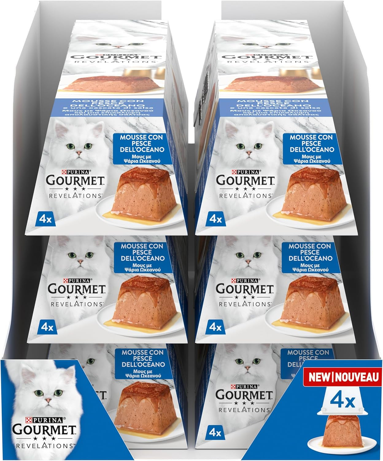 Revelations nat kattenvoer met zeevis, 24 x 57 g