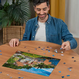 Ravensburger Puzzel 12000201 - Comomeer, Italië - Legpuzzel van 500 stukjes voor volwassenen en kinderen vanaf 10 jaar, landschapspuzzel met Italiaanse motieven Puzzel Naty Shop
