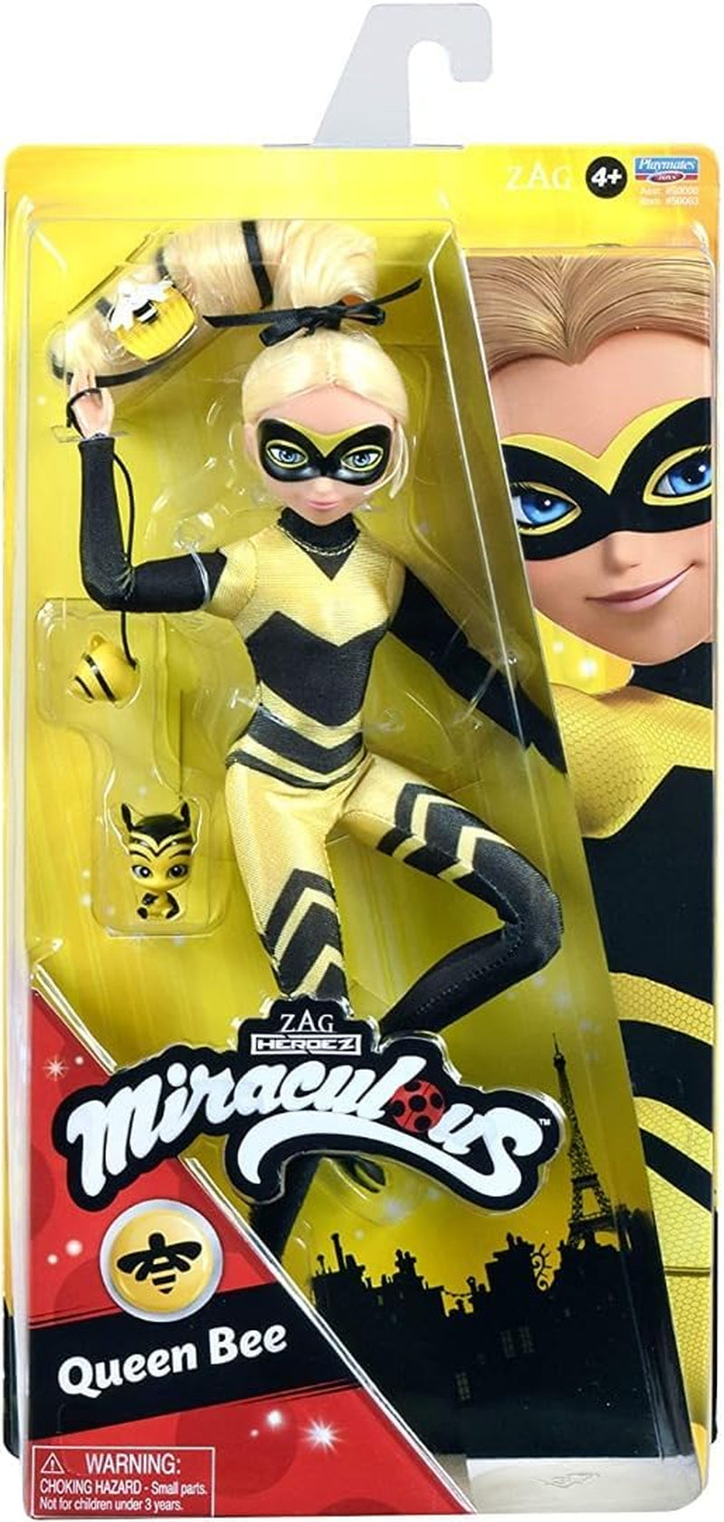 Bandai - Miraculous Ladybug - Pop Marinette Color Change Surprise - Gelede pop Miraculous, 26 Cm + 3 verrassingen - Willekeurig model - P50390 Poppen Naty Shop Queen Bee