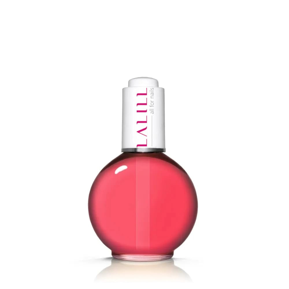 LALILL Nagelriemolie 75Ml - Himbeere Nagelpflegeöl - Nagelöl Pflege Für Nägel Nagelhaut - SPA Maniküre Naildesign Hände - Veganistisch - Met pipet