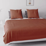 Soleil D'Ocre, Adele, sprei, banksprei, katoen, steenrood, 220 X 240 Cm Bedden en dekens Besuche den Soleil d'ocre-Store