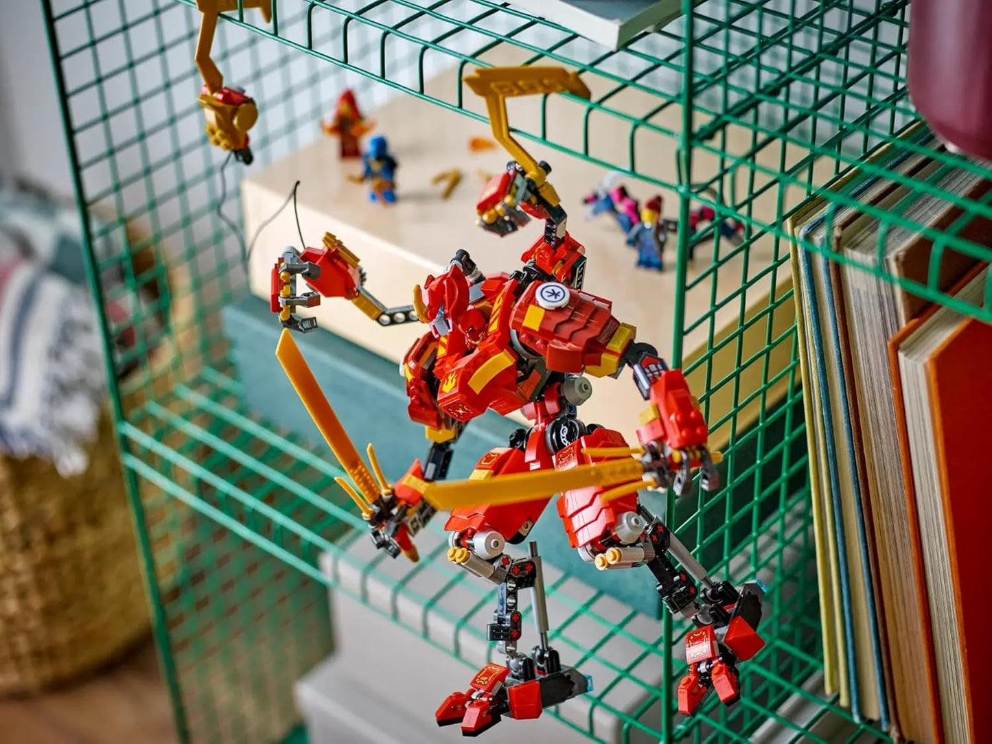 LEGO NINJAGO Kai's Ninja-klimmechaset, ninjaspeelgoed met bouwbare actiefiguur en 4 minifiguren, avonturenset voor kinderen, verjaardagscadeau voor 9-jarige jongens en meisjes 71812 Bouwsets Beuche in LEGO-Store
