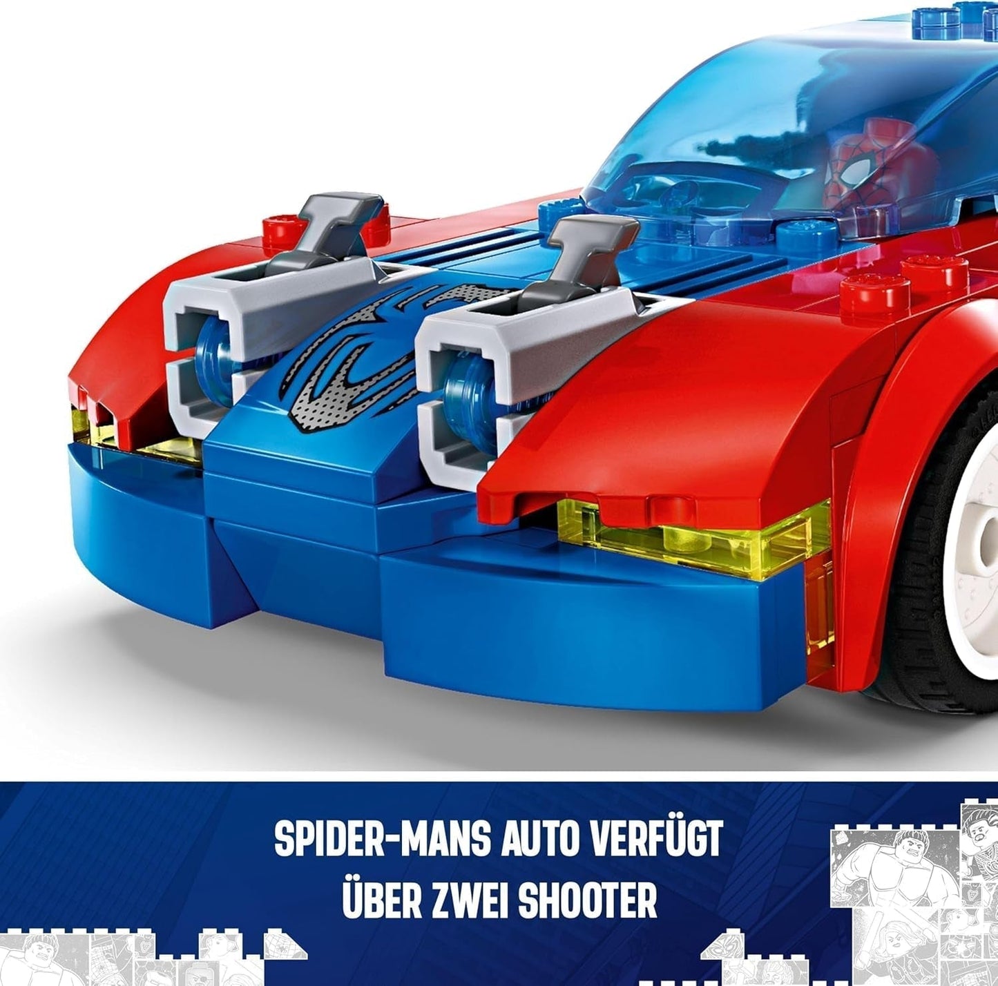 LEGO Marvel Spider-Man Raceauto & Venom Green Goblin, Spidey rollenspel met superheldenfiguren en bouwbare auto, cadeau voor kinderen, jongens en meisjes vanaf 7 jaar 76279 Bouwsets Beuche in LEGO-Store