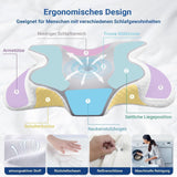 Hothands Memory Foam Kussen Ergonomisch Orthopedisch Kussen Zijkant Buikpijn Verlichting Kussen Verbeter de Slaapkwaliteit 62X41X13/11Cm Cervicale Orthopedische Kussens Naty Shop