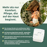 Naty BioEmbrace-babyluiers, maat 3 (4-9 kg) | 100% plantaardige materialen, zacht voor de huid | Ademende zachtheid, dermatologisch getest, uitstekende absorptie | 100 stuks