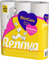 Renova Skincare Purissimo toiletpapier, 12 rollen, wit