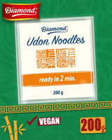 Udon-noedels DIAMOND, snelle en gemakkelijke bereiding, vegetarisch, veganistisch - 1 x 200 g