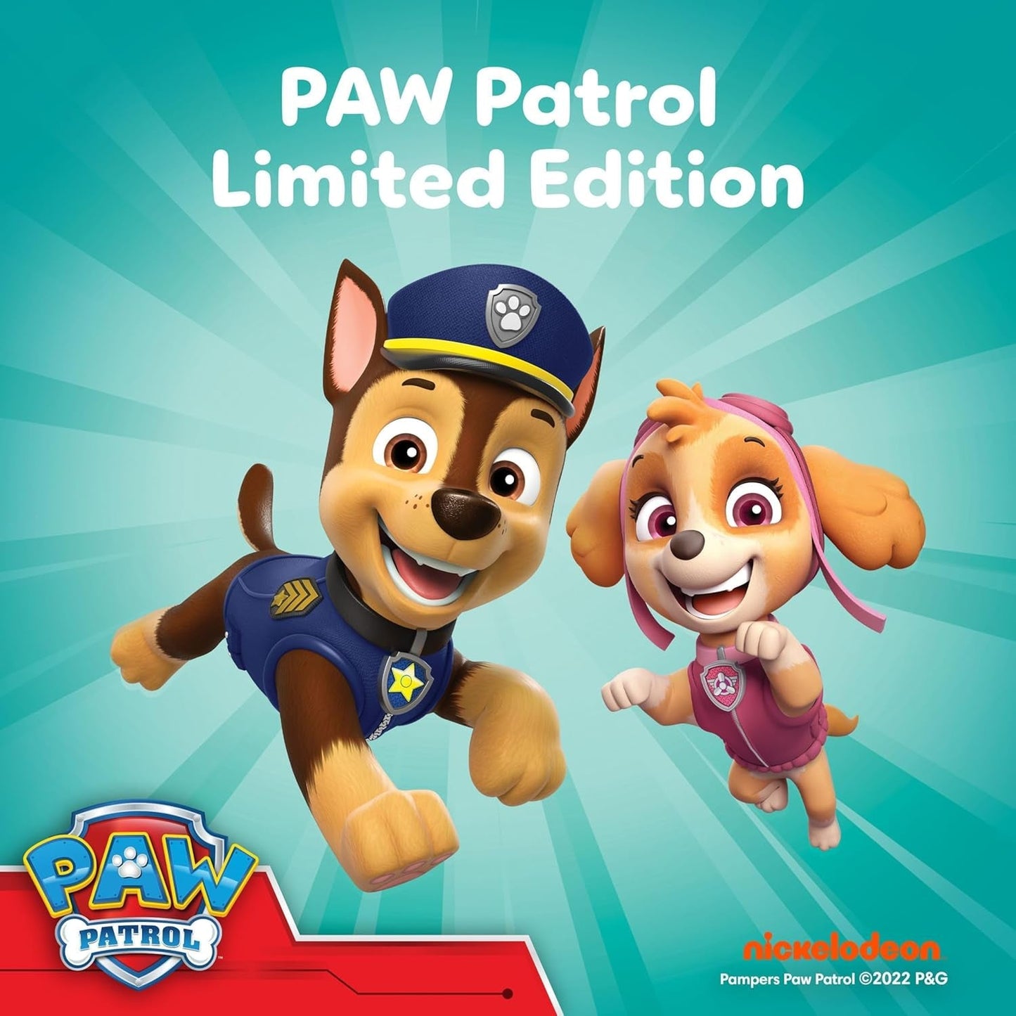 Pampers Baby-Dry Pants Paw Patrol Edition, maat 5, 160 luiers, 11 kg - 17 kg, 360° verstelbaar met Stop and Protect-systeem