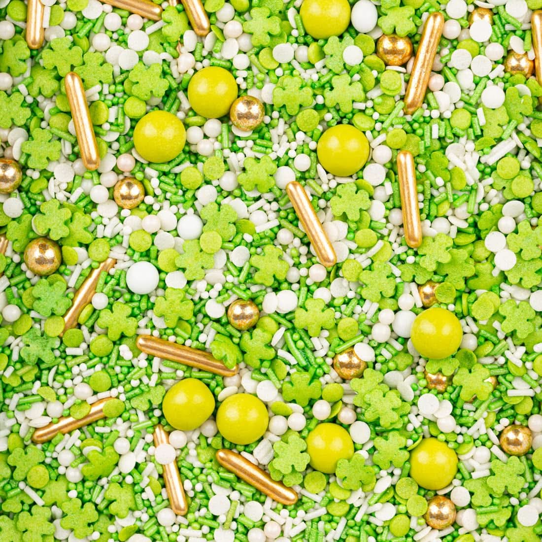 Super Streusel, Lucky Charms, Groene Suikerhagelslag, 90 gram Hagelslag Naty Shop