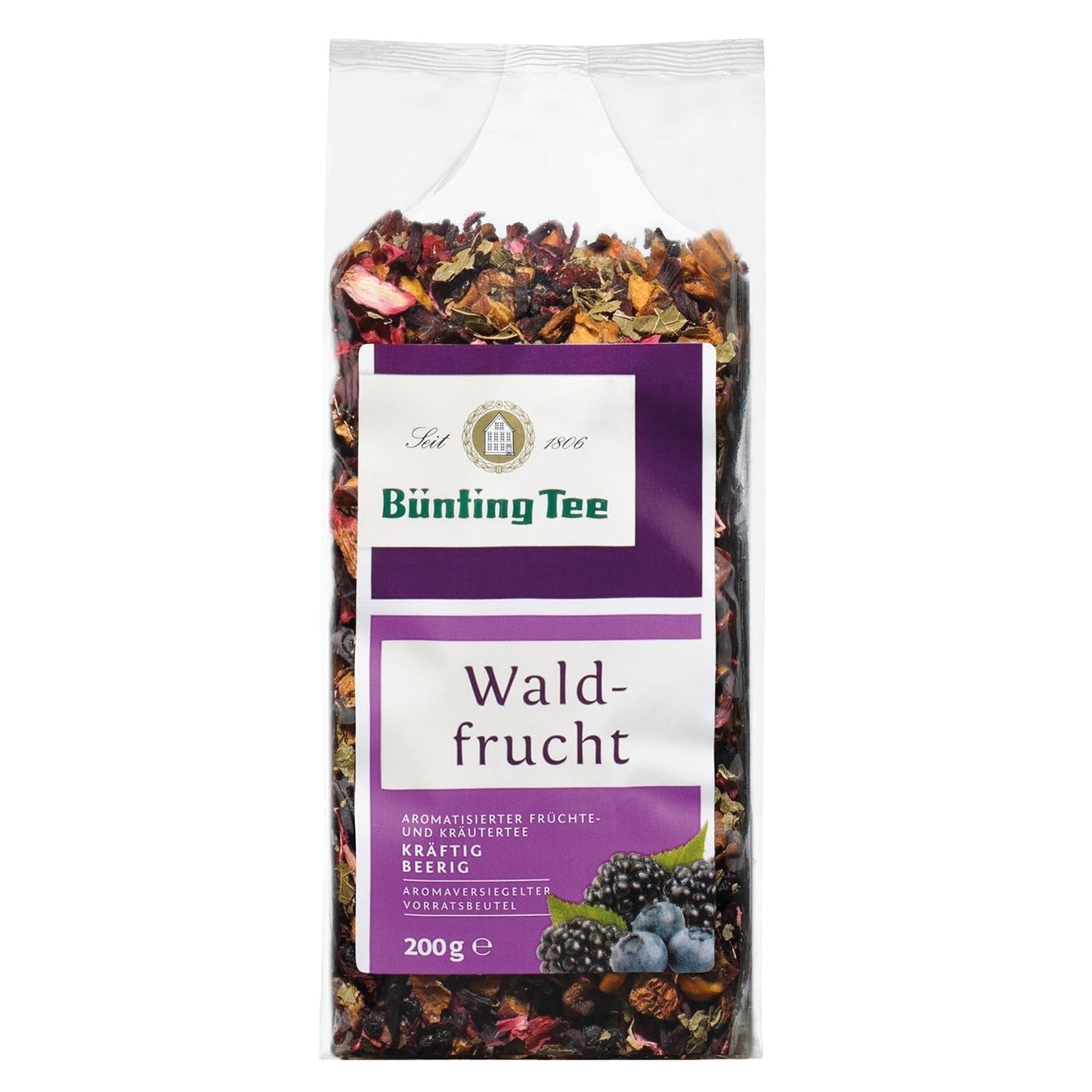 Bünting Waldfrucht 3 stuks – losse vruchtenthee – 3 x 200 g