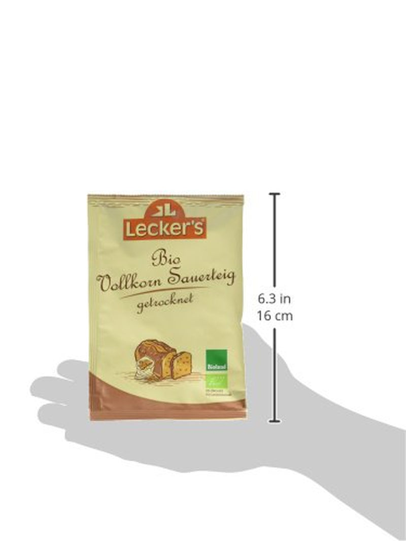 Lecker'S Bio Vollkorn Sauerteig (10 X 30 G) Mengsel voor bakken en koken Naty Shop