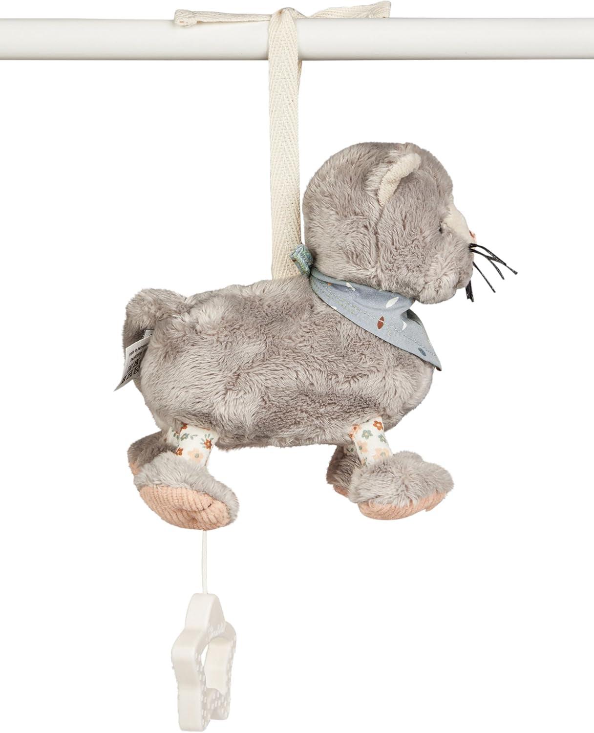 Sterntaler S kat Lilly muziekdoos - baby muziekdoos van zachte stof - knuffel voor kinderen om vast te binden - slaapmiddel heeft een kalmerende werking thuis en onderweg, grijs Speelgoed Bebe Naty Shop